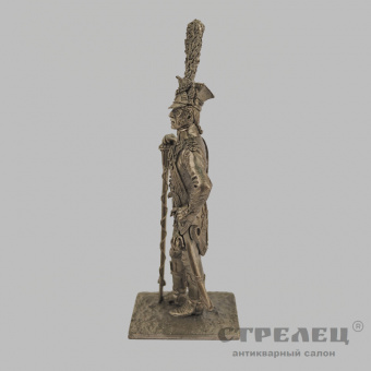  фото — оловянный солдатик «тамбурмажор, полка легкой пехоты 1810 г. франция». гк
